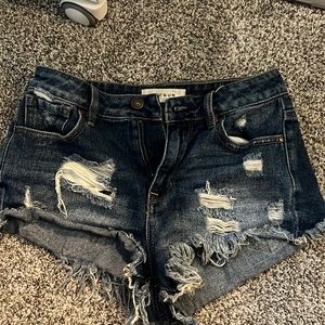Dark Wash Pacsun Denim Shorts 24